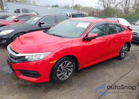 2017 Honda Civic Ex из США, поврежденный, VIN 2HGFC2F78HH576185